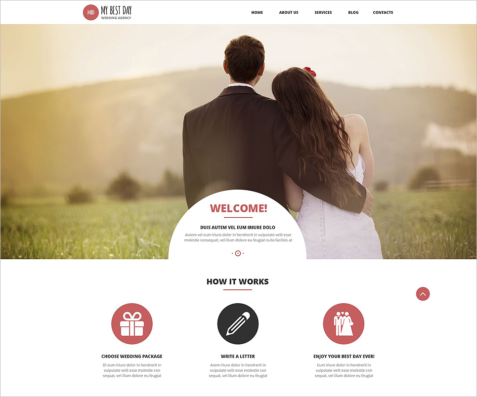 Weedding Agency WordPress Theme