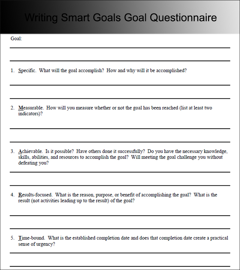 9+ Goal Sheet Templates Free Pdf, Word, Excel Formats