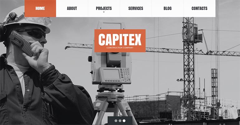 Construction Company Drupal Themes