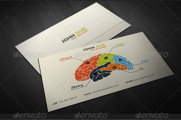 designer business cards