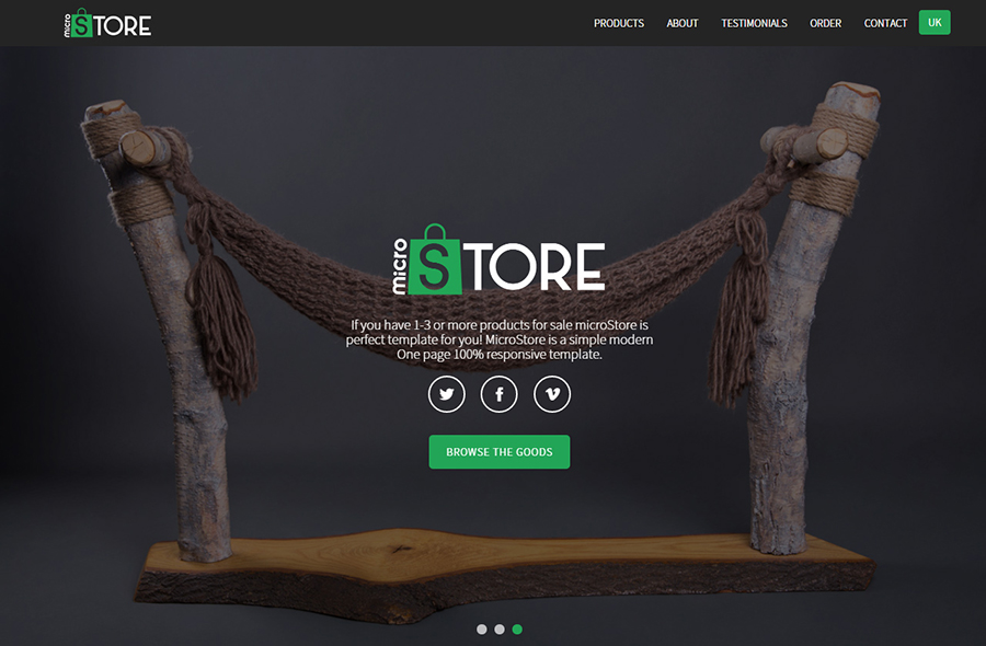 eCommerce Landing Page Theme