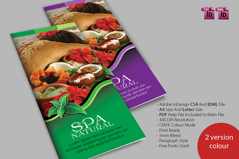 natural body spa brochure