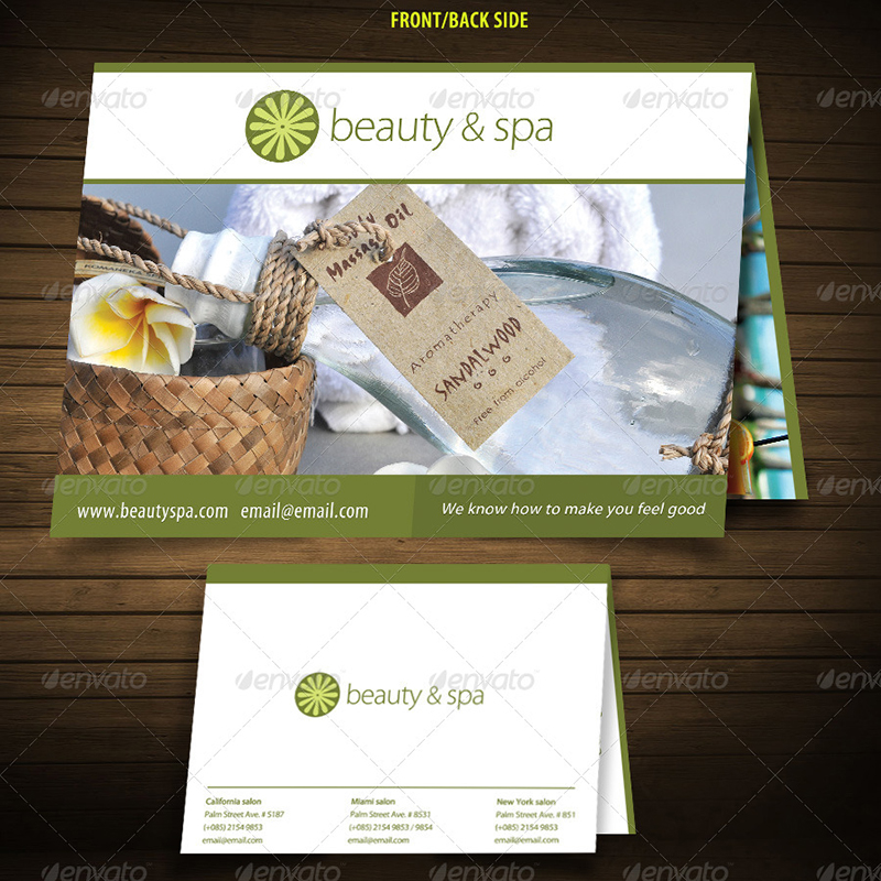 spa brochure sample