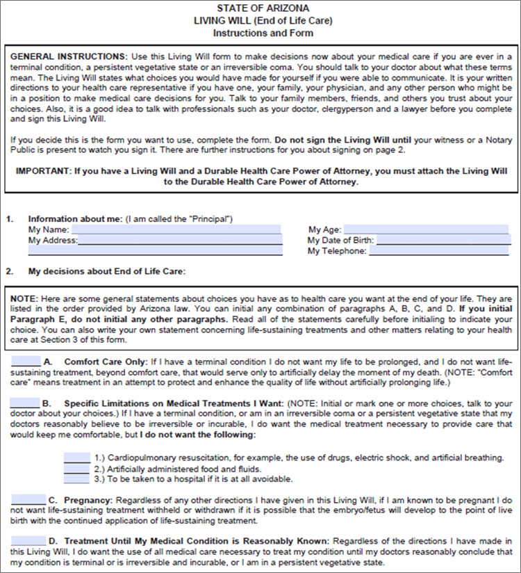 10-living-will-form-free-pdf-sample-templates