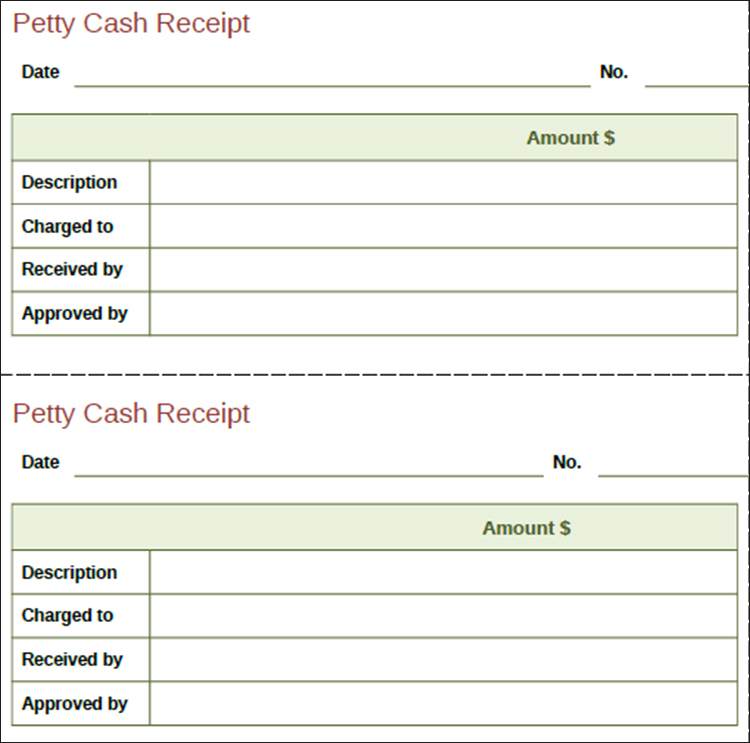 word template for cash receipt