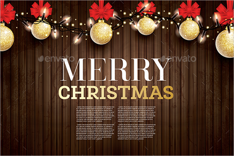 Christmas Card Thank You Note Template