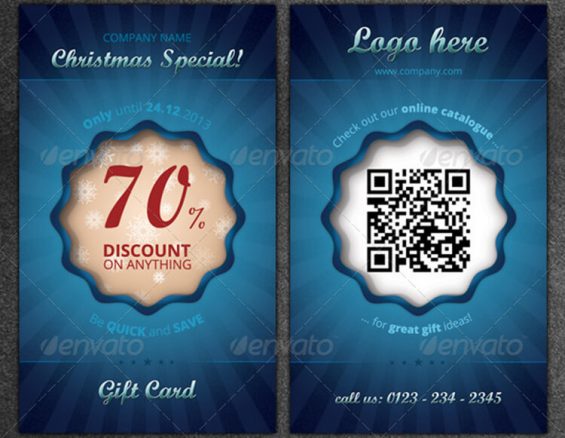 10+ Christmas Gift Voucher Templates Free Word Design Ideas