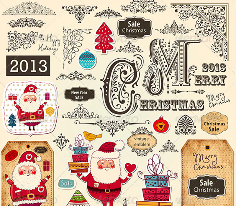 Christmas Ornament Design Vector