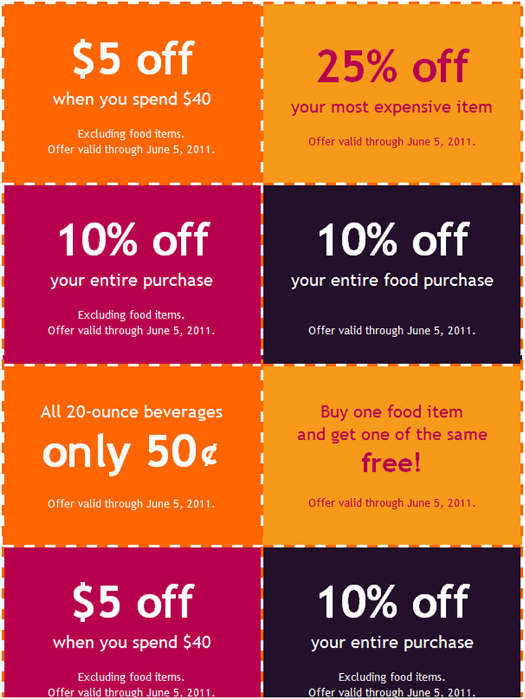 24+ Coupon Book Templates - Free PSD, Vector, EPS, Word Formats