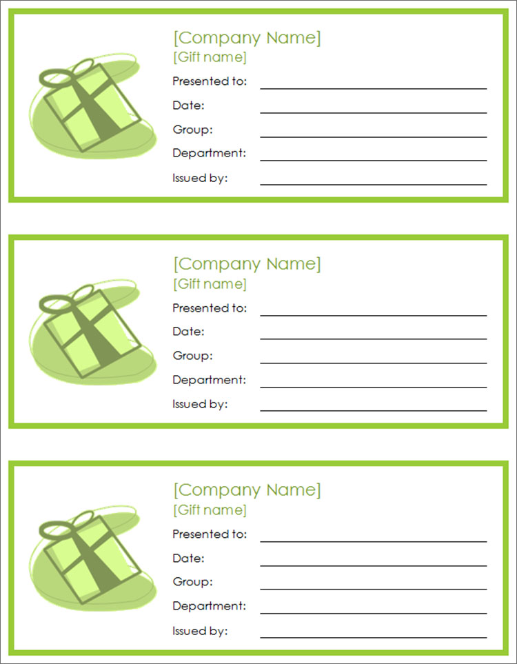 Coupon Book Template Word