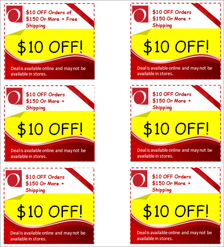 Coupon Book Template Word