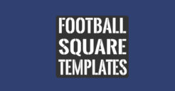 Football Square Templates