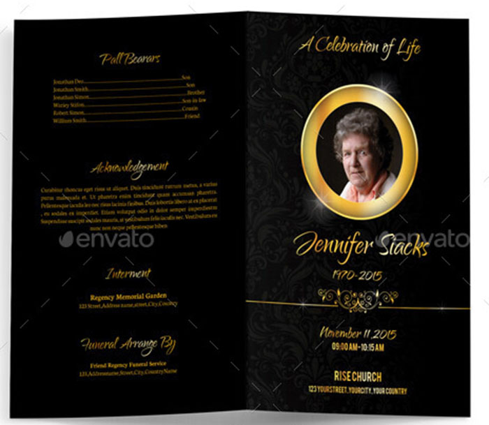 9+ Obituary Template - Free PDF, PSD, Word Format Download