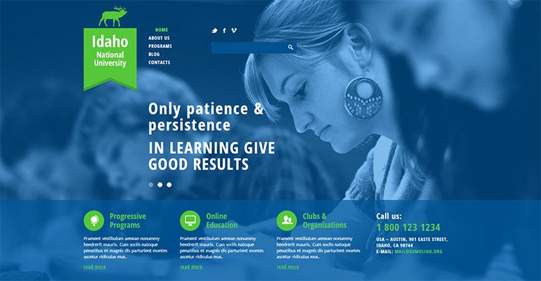 Education Joomla Templates