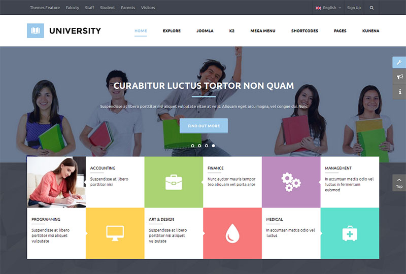 Multipurpose Education Joomla Template