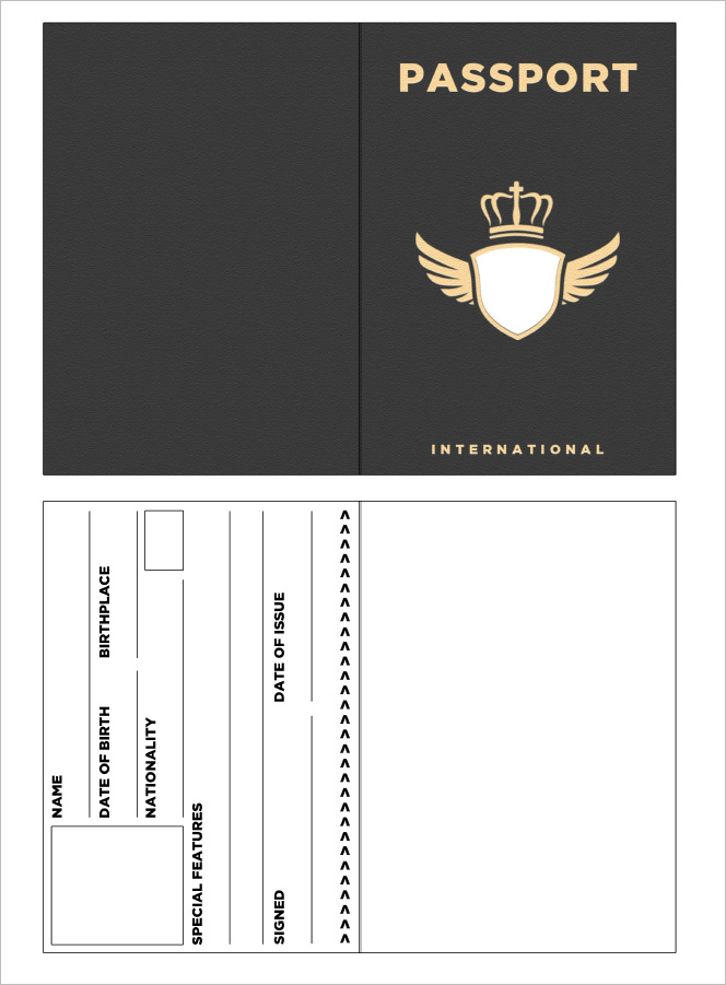 24 Passport Templates Free PDF Word PSD Designs