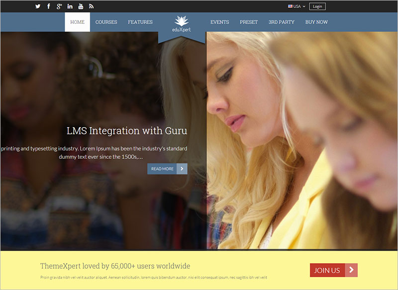 RESPONSIVE JOOMLA EDUCATION TEMPLATE