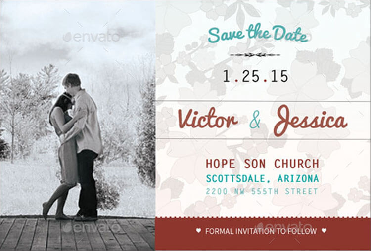 Save the Date Postcard 