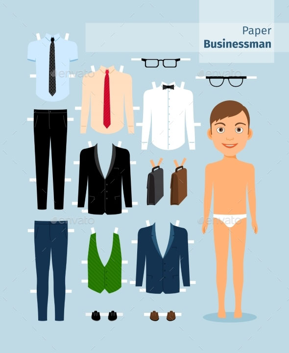 sample paper doll template