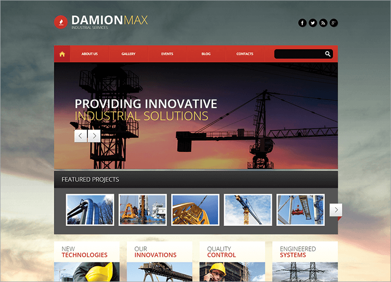 Industrial WP Theme