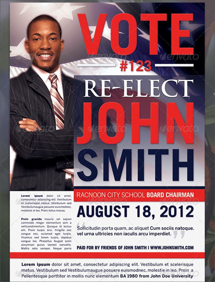 Free Election Campaign Flyer Template from images.creativetemplate.net