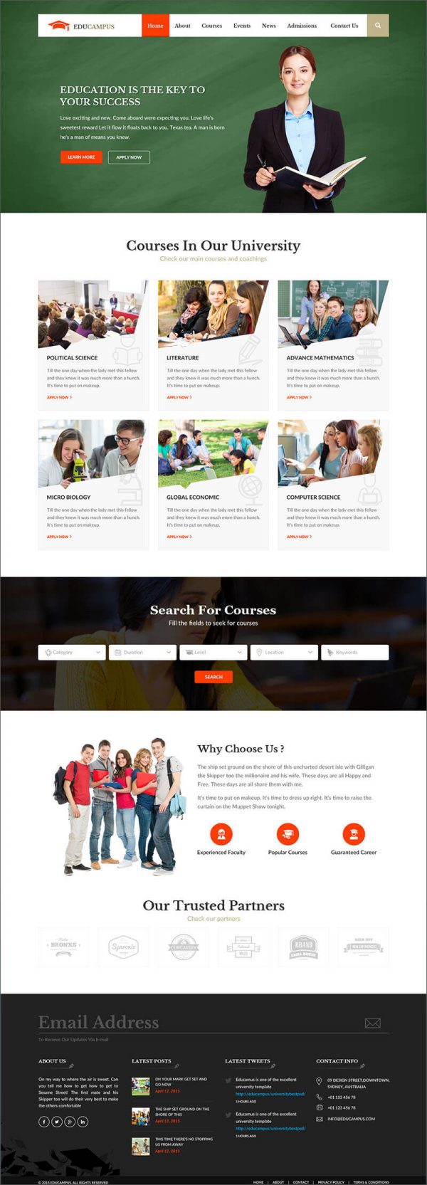 Education Bootstrap Templates Free & Premium Themes