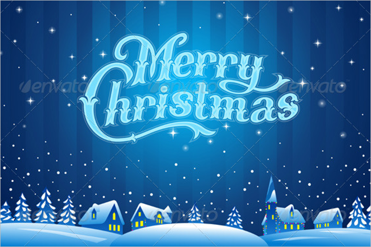 Christmas Lettering Design Idea