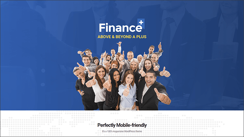 Finance & Business WordPress Theme