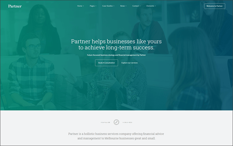 Responsive Accounting and Law WordPress Theme