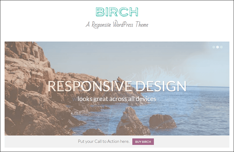 Birch » A Responsive WordPress Theme
