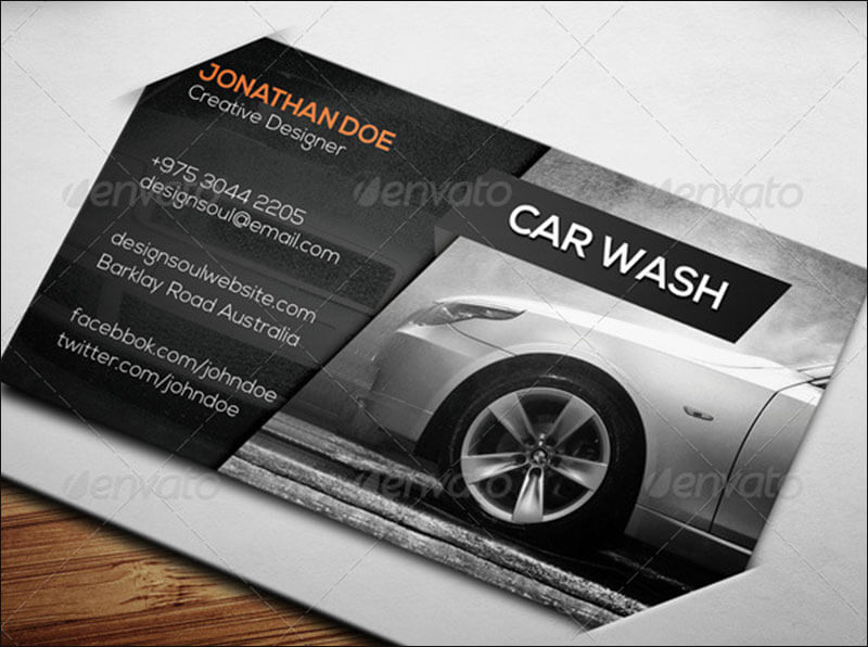 Car Wash Business Card