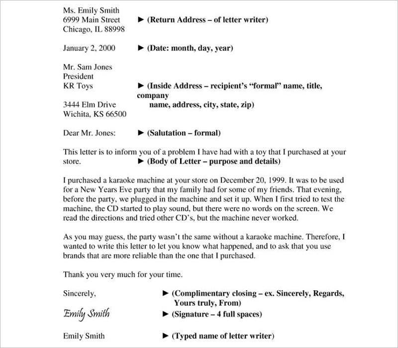 Latex Formal Letter Template