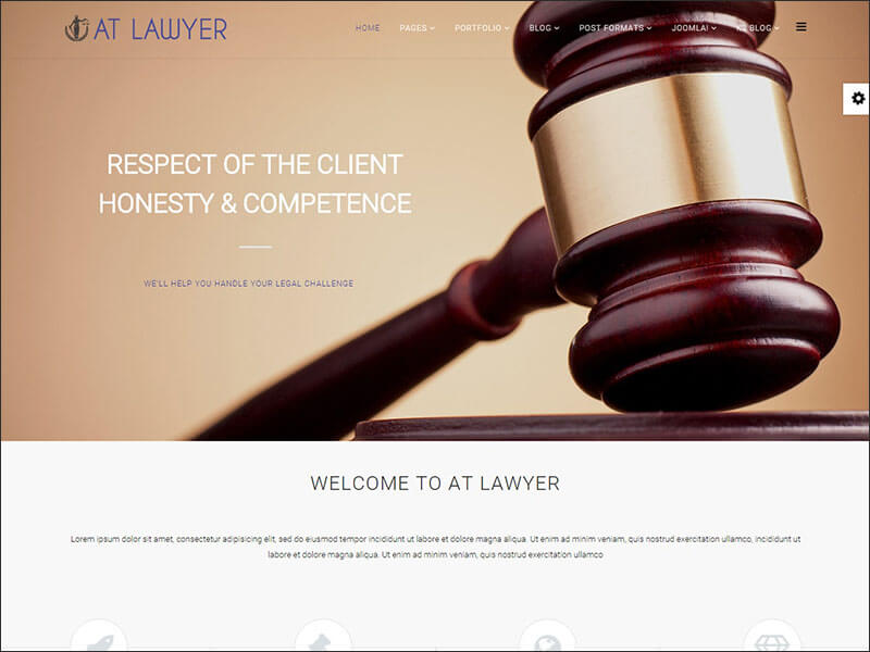New Lawyer Joomla Template