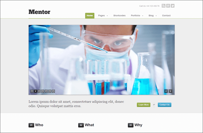 Premium Responsive HTML5 WordPress Theme