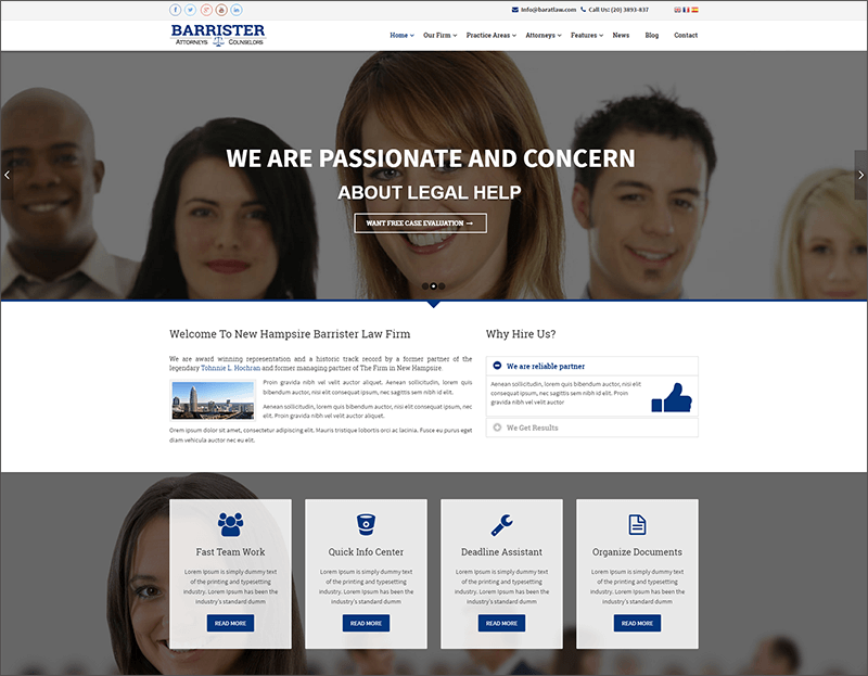 Responsive Law Business Joomla Template