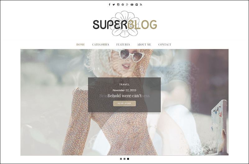 Superblog – Responsive WordPress Blog Theme