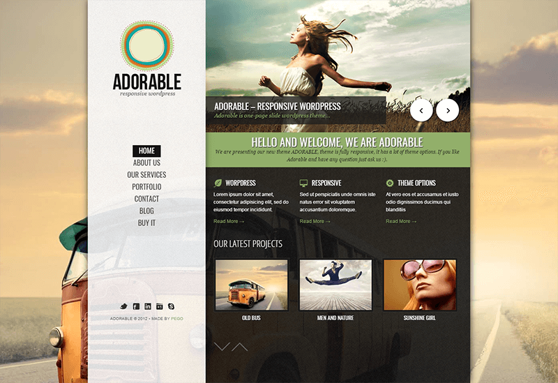 Clean and Personal Responsive WordPress Theme