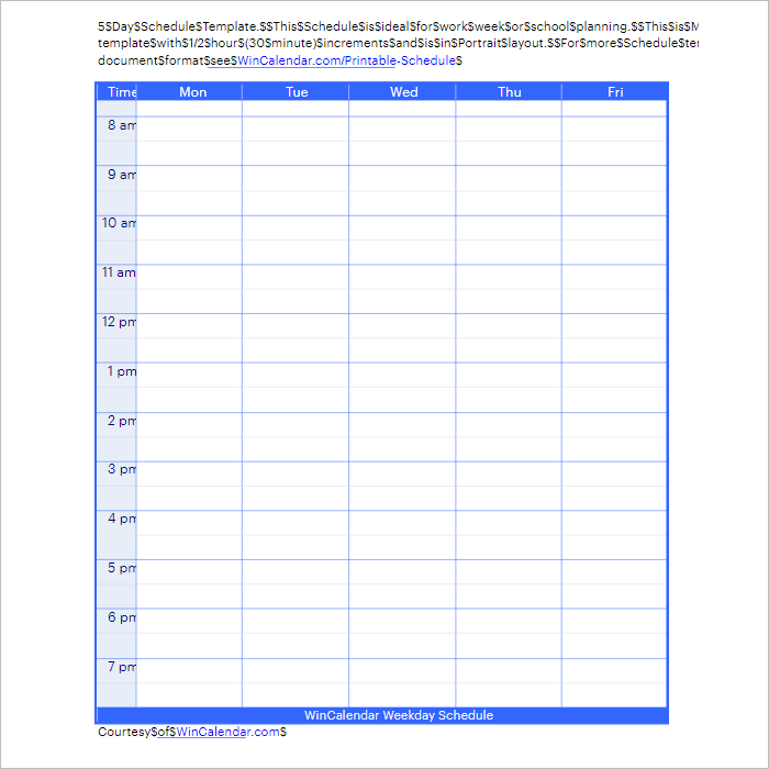 11 Travel Schedule Templates Free Word Excel Pdf Format