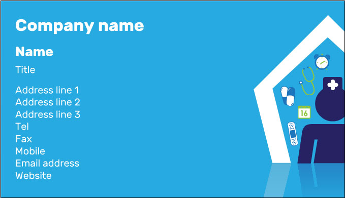 Free Printable Hospital Business Card Template
