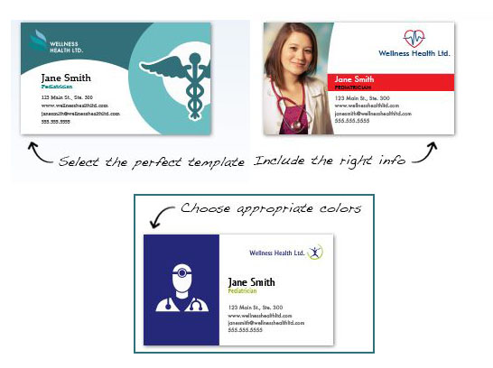 Free and Custom Business Card for Hospital