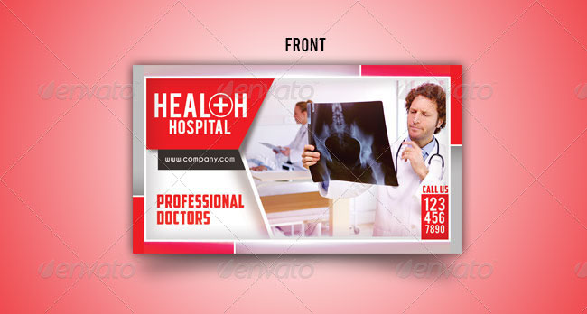 Health Hospital Business Card Templates