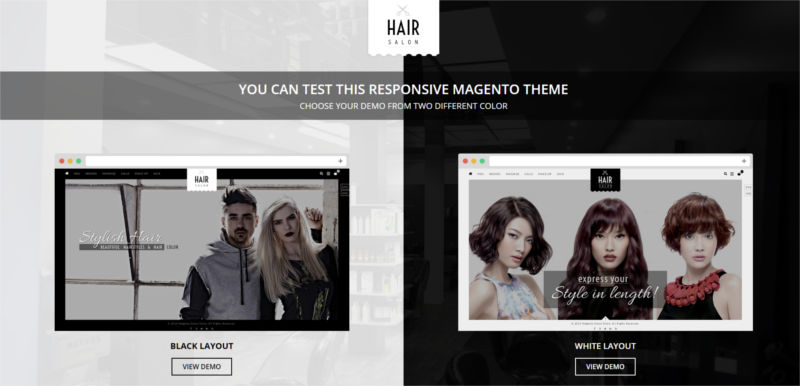 Hair Salon - Magento Responsive Theme