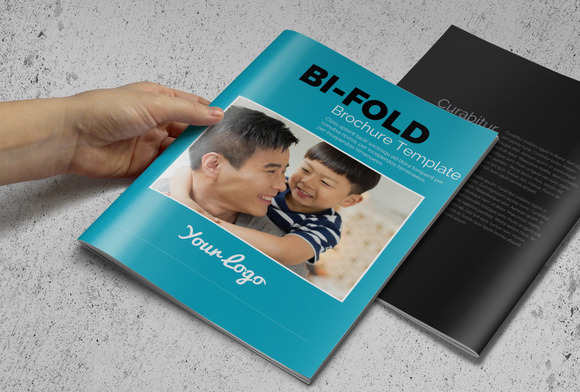 memorial-bi-fold-brochure-template