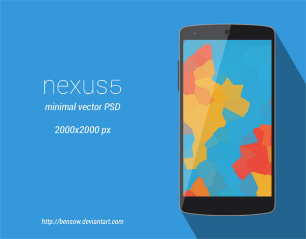 nexus-5-minimal-vector-mock-up