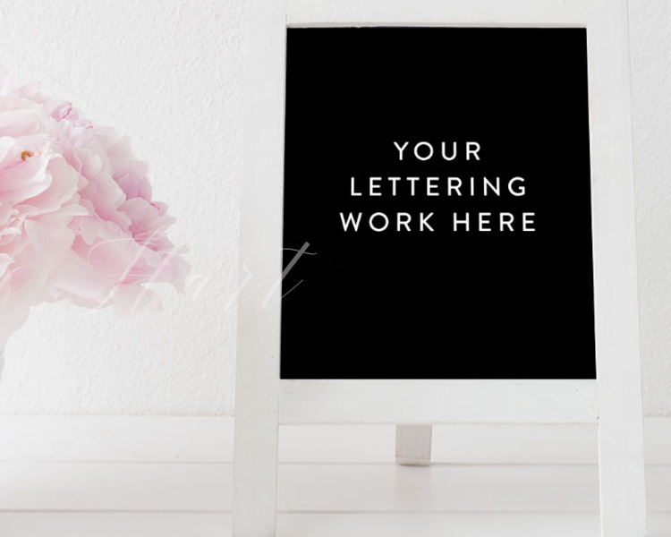 pink-floral-chalkboard-mock-up