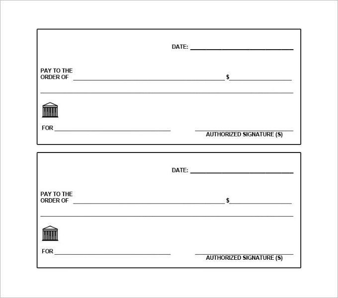 28+ Blank Check Template - DOC, PSD, PDF & Vector Formats