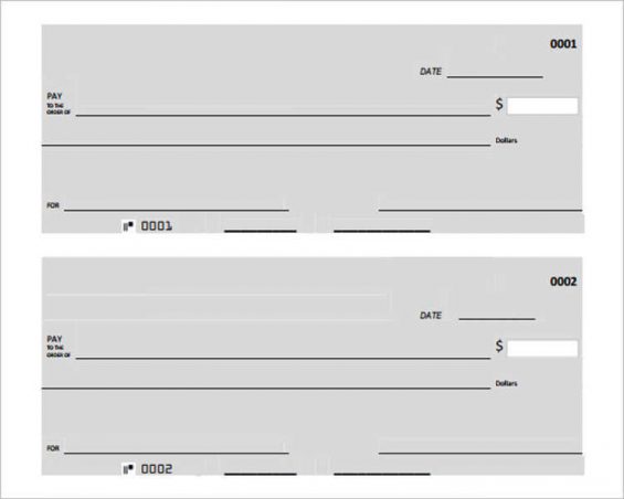 31+ Blank Check Templates || Free & Premium Templates