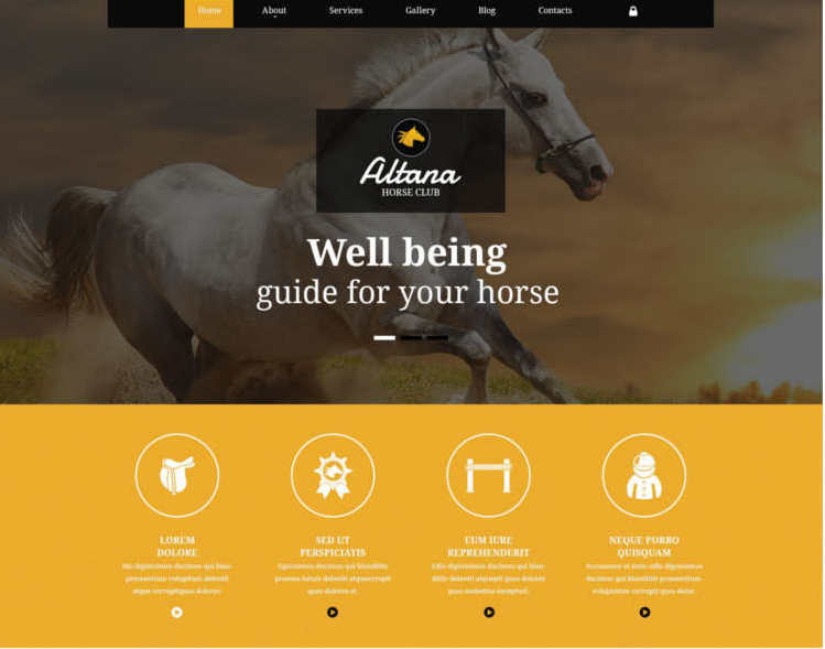traning-horse-joomla-template