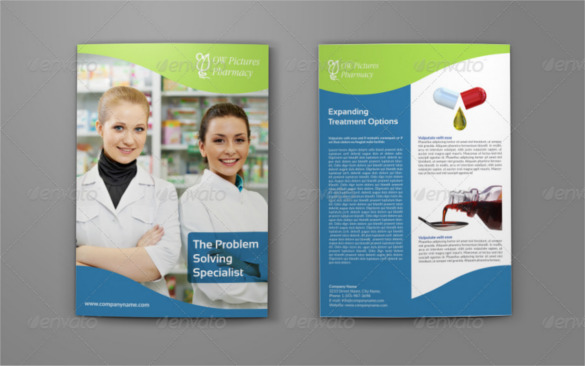 pharmaceutical-bi-fold-brochure-template