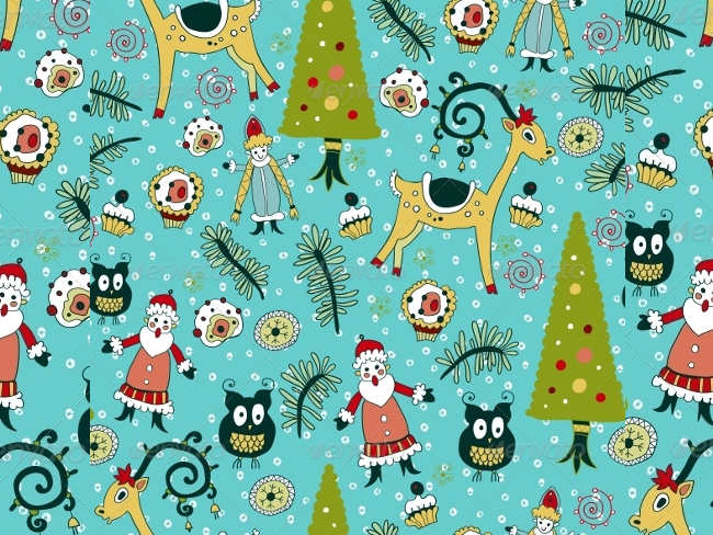 animal-background-christmas-textures